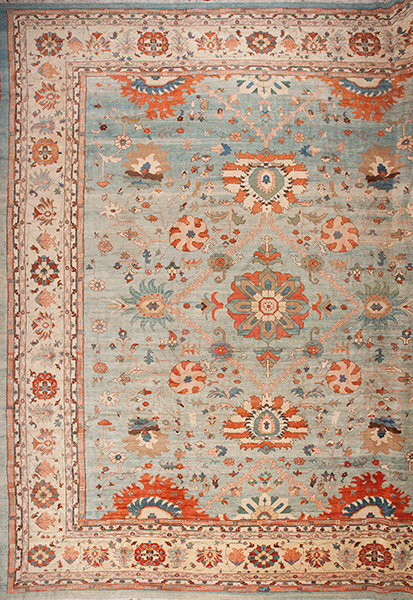 152517 Persian Collection Sultanbad, Light Blue/Cream